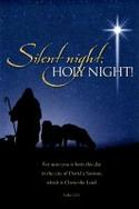 Silent Night, Holy Night (Christmas Bulletin)