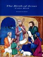 The Birth of Jesus Color Book, by Pamela Price; illustrated by Nancy Harlacher