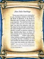 Shun False Teachings (8.5" x 11")