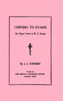 Cornish to Evans, by J. J. Cornish