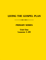 Living the Gospel Plan (Unit 1), by Lucille Imlay