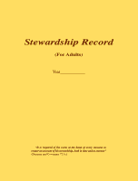 Stewardship Record (Adult)