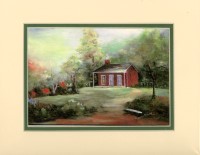 Flournoy House (5" x 7"; matted), by Virginia Brown