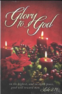 Glory to God - Luke 2:14 (Christmas Bulletin)