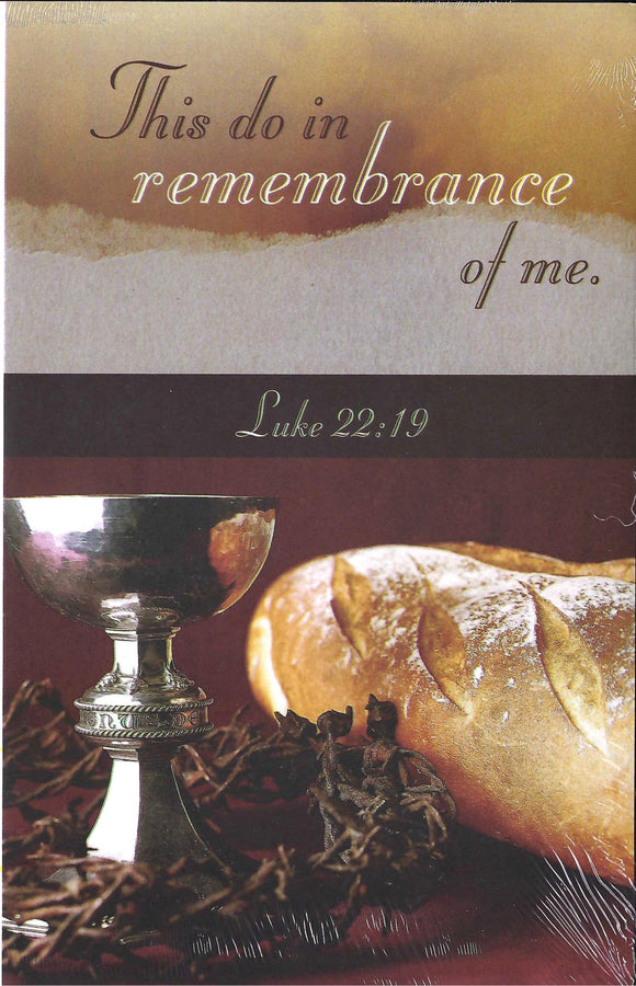 This Do In Remembrance #3 (Sacrament Bulletin)