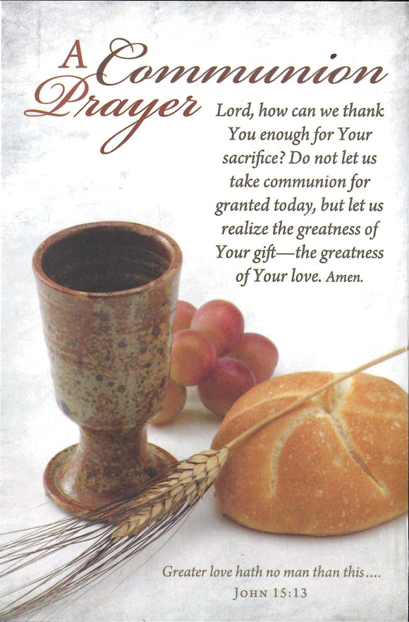Communion Prayer, A (Sacrament Bulletin)