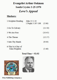Arthur A. Oakman (Apostle/Patriarch)--Love's Appeal (CD)