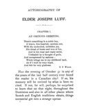 Autobiography of Elder Joseph Luff
