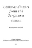 Commandments from the Scriptures, by Oak Grove RB Women's Dept,