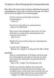 Commandments from the Scriptures, by Oak Grove RB Women's Dept,