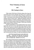 Three Visitations of Christ and His Coming in Glory, The, by Adolph W. Lundeen