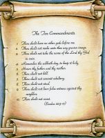 Ten Commandments (8.5" x 11")