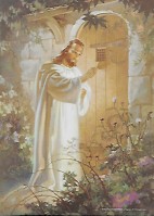 Christ at Heart's Door (5 "x 7"), by Warner Sallman