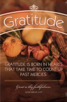 Gratitude (Thanksgiving Bulletin)