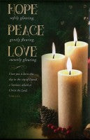 Hope Peace Love (Christmas Bulletin)