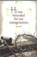 He Was Wounded (Easter Bulletin)