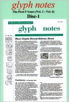glyph notes--Disc 1, The First 5 years (Vol. 1-6) (CD)