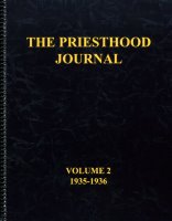 Priesthood Journal, The--Volume 2 (1935-1936)