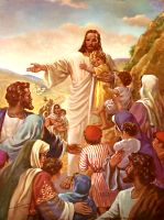 Jesus, the Children's Friend #2 (8.5" x 11.5"), by Warner Sallman