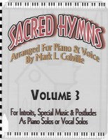 Sacred Hymns--Volume 3 (music), by Mark Colville