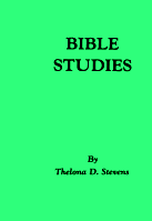 Bible Studies, by Thelona D. Stevens