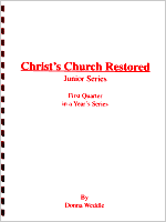 Christ's Church Restored (1st Quarter), by Donna Weddle