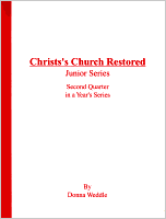 Christ's Church Restored (2nd Quarter), by Donna Weddle