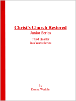 Christ's Church Restored (3rd Quarter), by Donna Weddle