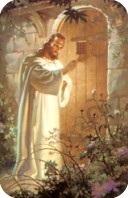 Christ at Heart's Door (Pocket Card), by Warner Sallman