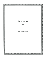 Supplication, by Betty Mosier Beller
