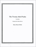 The Twenty-third Psalm, by Betty Mosier Beller