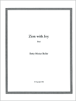 Zion with Joy, by Betty Mosier Beller