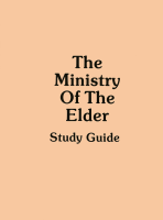 Ministry of the Elder Study Guide, The, by School of Saints