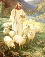 The Good Shepherd (8" x 10"), by Warner Sallman