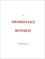 The Abramson-Page Movement, edited by Richard Price