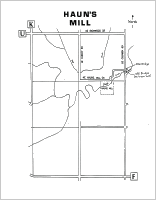 Map of Haun's Mill