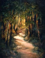 Woodland Path, The (8" x 10"), by Virginia Brown